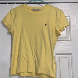 large yellow tommy shirt